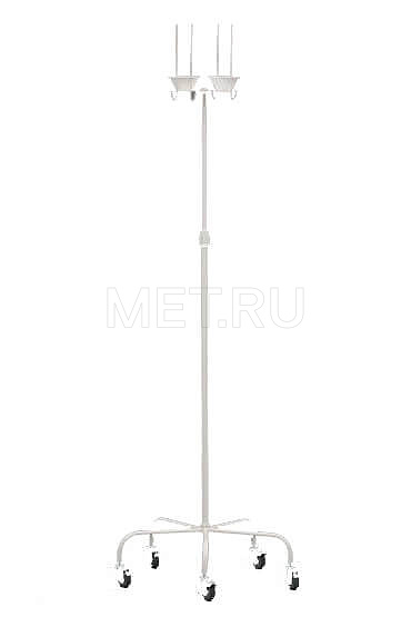 МСК-310  (ШВ-01-МСК) Штатив для вливаний медицинский , на колесах