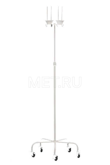 МСК-310  (ШВ-01-МСК) Штатив для вливаний медицинский , на колесах