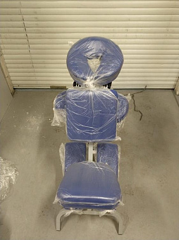 УЦЕНКА Скамья массажная стальная облегченная. СИН