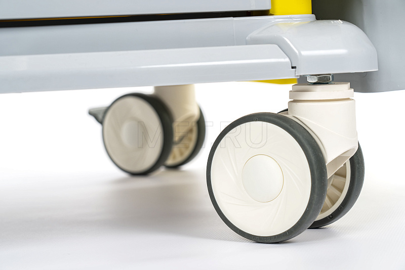 MET PSC-160 Тележка медицинская универсальная желтая  МЕТ