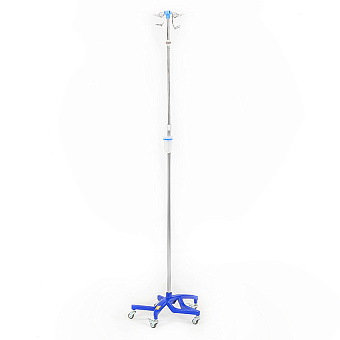 ШТАБЕЛИРУЕМАЯ инфузионная стойка-штатив комбинированная два крючка+два держателя флакона