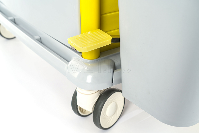 MET PSC-160 Тележка медицинская универсальная желтая  МЕТ