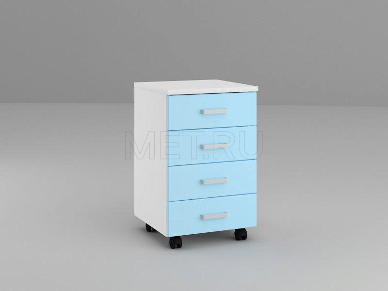 ТМ09-00 МДФ Тумба прикроватная с четырьмя выдвижными ящиками