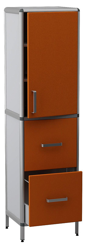 2-001-08 (47.5*40*170) Шкаф медицинский универсальный