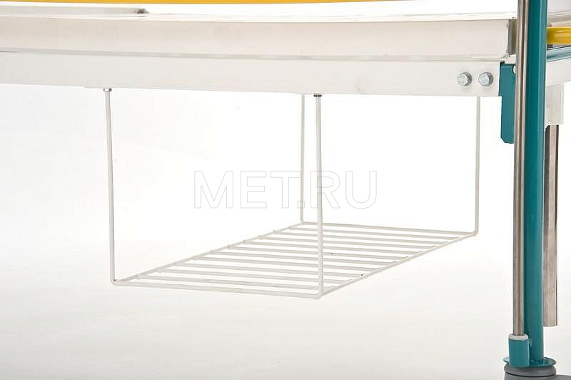 КМФД-7310 Бирюза прозр. Кровать 2-х секционная детская с регулировкой высоты и наклона ложа от производителя