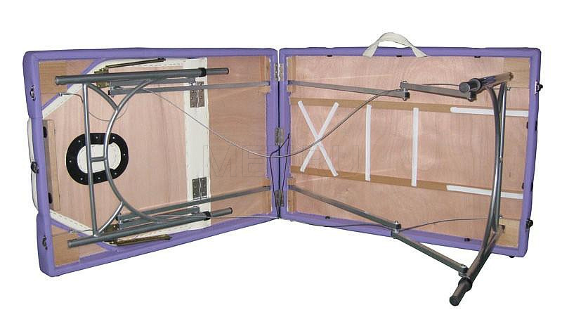 US MEDICA Tokyo Складной массажный стол с поднимающимся сегментом ножной панели МЕТ