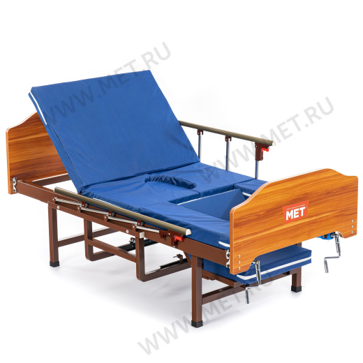 MET TARYS Кровать  двух-функциональная медицинская, со складными боковыми ограждениями, на ножках от производителя